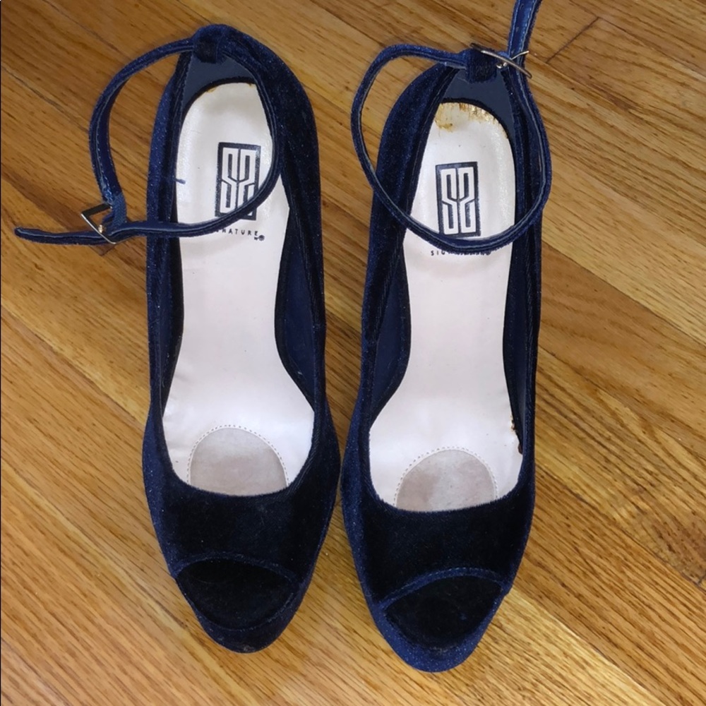 Blue heels